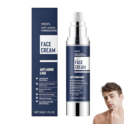 6-in-1-Gesichtsfeuchtigkeitscreme für Männer,Anti-Aging-Gesichtscreme für Männer,Straffungs-und Straffungscreme,reduziert Falten und feine Linien, entfernt dunkle Flecken, behandelt Tränensäcke (1pcs) 6-in-1-Gesichtsfeuchtigkeitscreme für Männer,Anti-Aging-Gesichtscreme für Männer,Straffungs-und Straffungscreme,reduziert Falten und feine Linien, entfernt dunkle Flecken, behandelt Tränensäcke (1pcs) von homomdy