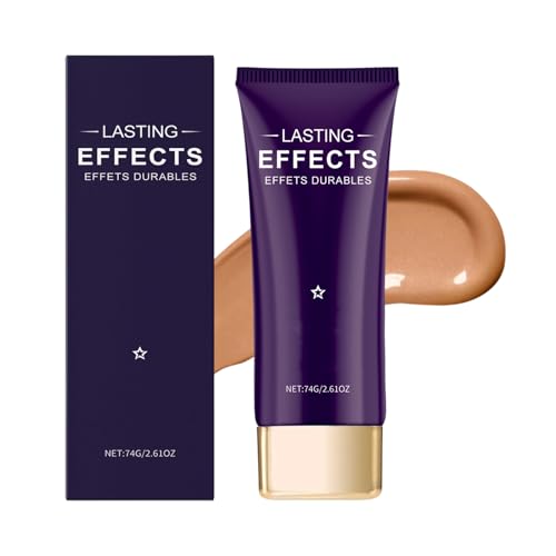 Body Coverage Foundation, wasserfester, langanhaltender, schweißfester Abdeck-Concealer, kein Abfärben von Bein- und Körper-Make-up für Frauen, gleichmäßiger Hautton (dark*1) von homomdy