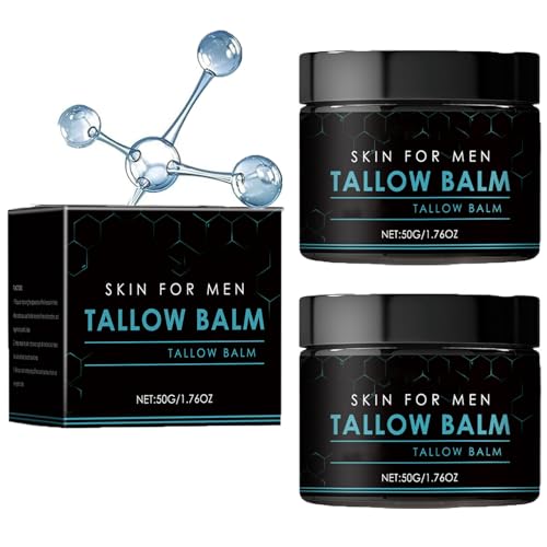 Faltenbalsam, Natürliche Talg-Gesichtscreme, Pflege für trockene Haut, Verbesserung rauer Haut und Reparatur geschädigter Hautbarriere, Anti-Falten & Feuchtigkeitspflege für Männer Tag & Nacht (2pcs) Faltenbalsam, Natürliche Talg-Gesichtscreme, Pflege für trockene Haut, Verbesserung rauer Haut und Reparatur geschädigter Hautbarriere, Anti-Falten & Feuchtigkeitspflege für Männer Tag & Nacht (2pcs) von homomdy