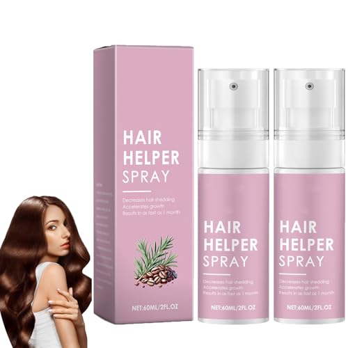 Hair Helper Spray, 60 ml natürliches Hair Helper Wachstumsserum-Spray, Behandlung für dickeres Haar, Reparatur von dünner werdendem Haar, natürliche Pflege, feuchtigkeitsspendend und pflegend (2pcs) Hair Helper Spray, 60 ml natürliches Hair Helper Wachstumsserum-Spray, Behandlung für dickeres Haar, Reparatur von dünner werdendem Haar, natürliche Pflege, feuchtigkeitsspendend und pflegend (2pcs) von homomdy