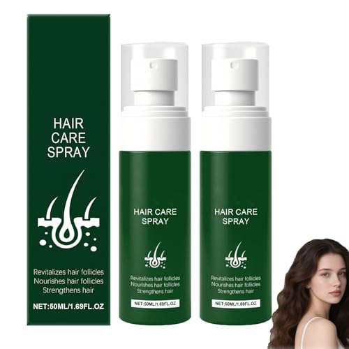 Hair Helper Spray, Feuchtigkeitsspendendes Pflegespray für trockenes, strapaziertes, feines und dünnes Haar, Spliss-Reparatur, Anti-Haarausfall, Kräftigung & Pflege, Glättet Glanz, Leicht (2pcs) Hair Helper Spray, Feuchtigkeitsspendendes Pflegespray für trockenes, strapaziertes, feines und dünnes Haar, Spliss-Reparatur, Anti-Haarausfall, Kräftigung & Pflege, Glättet Glanz, Leicht (2pcs) von homomdy