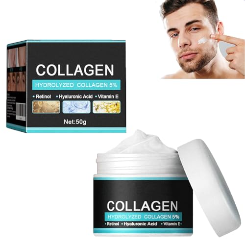 Hautstraffende Gesichtscreme für Männer, Anti-Aging-Creme für Männer, Anti-Falten-Creme für Männer, Feuchtigkeitscreme für Männer, Collagen-Gesichtscreme für Männer (1pcs) von homomdy