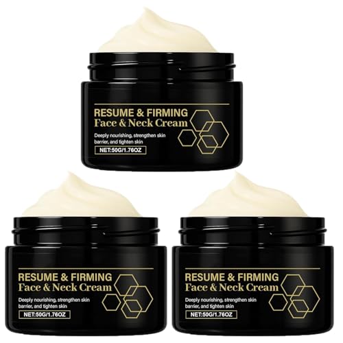 Hautstraffende Gesichtscreme für Männer, feuchtigkeitsspendende Feuchtigkeitscreme zur Reduzierung feiner Linien und Fältchen, repariert trockene und geschädigte Haut, nicht fettend (3pcs) von homomdy