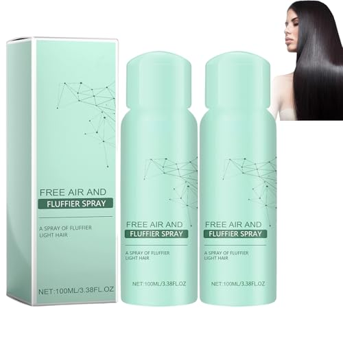 Leave-in-Trockenhaarspray, Lufterfrischendes und flauschigeres Spray, Trockenshampoo für sofortiges Volumen für erfrischendes Haar, lang anhaltendes Volumen und Ölkontrolle, nicht fettend (2pcs) von homomdy