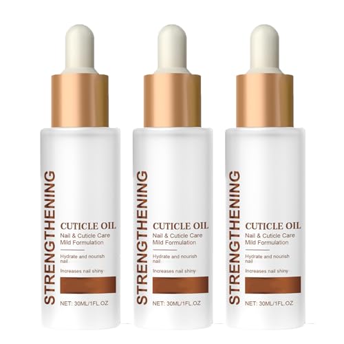 Nagelhautöl für Nägel, pflegendes Nagelhautöl, zieht schnell ein, repariert, spendet Feuchtigkeit, stärkt und beugt Nagelhaut vor, für trockene, brüchige und raue Nägel, Nähröl, tägliche (3pcs) Nagelhautöl für Nägel, pflegendes Nagelhautöl, zieht schnell ein, repariert, spendet Feuchtigkeit, stärkt und beugt Nagelhaut vor, für trockene, brüchige und raue Nägel, Nähröl, tägliche (3pcs) von homomdy