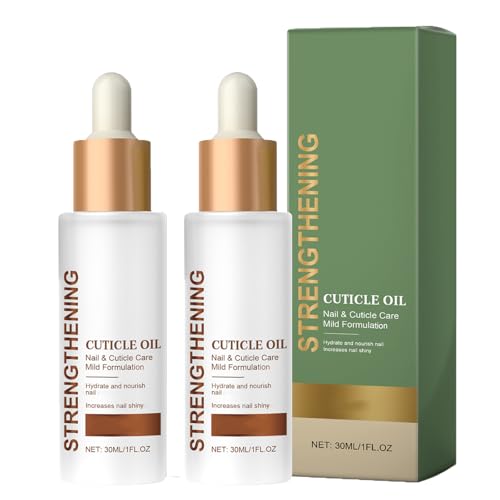 Nagelhautöl für Nägel, pflegendes Nagelhautöl, zieht schnell ein, repariert, spendet Feuchtigkeit, stärkt und beugt Nagelhaut vor, für trockene, brüchige und raue Nägel, Nähröl, tägliche (2pcs) Nagelhautöl für Nägel, pflegendes Nagelhautöl, zieht schnell ein, repariert, spendet Feuchtigkeit, stärkt und beugt Nagelhaut vor, für trockene, brüchige und raue Nägel, Nähröl, tägliche (2pcs) von homomdy