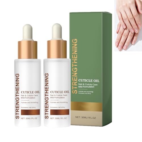 Nagelhautöl für Nägel mit natürlichen Inhaltsstoffen, nährendes Nagelhautpflegeöl für rissige, trockene und beschädigte Nägel, verhindert Nagelhautrisse und Risse, stärkt und repariert die Haut (2pcs) Nagelhautöl für Nägel mit natürlichen Inhaltsstoffen, nährendes Nagelhautpflegeöl für rissige, trockene und beschädigte Nägel, verhindert Nagelhautrisse und Risse, stärkt und repariert die Haut (2pcs) von homomdy