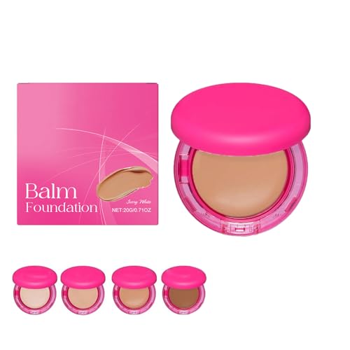 Peptide Balm Foundation, Age Defying Foundation Makeup, Abdeckende Peptide Foundation für reife Haut, Natürlich, Feuchtigkeitsspendend, Glättet die Textur (Dark skin tone) von homomdy