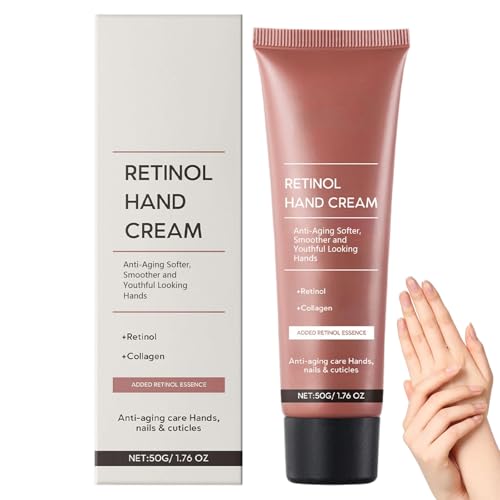 Retinol Anti-Aging-Handcreme, straffende Anti-Aging-Handlotion mit Kollagen, reparierende Feuchtigkeitscreme für trockene, rissige Hände, verbessert die Elastizität und macht die Haut weicher (1pcs) Retinol Anti-Aging-Handcreme, straffende Anti-Aging-Handlotion mit Kollagen, reparierende Feuchtigkeitscreme für trockene, rissige Hände, verbessert die Elastizität und macht die Haut weicher (1pcs) von homomdy