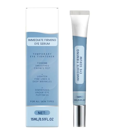 Sofort straffendes Augenserum, reduziert Tränensäcke,Fältchen und Augenringe, straffende Krähenfüße-Creme,Anti-Aging-Creme und Creme zur Entfernung feiner Linien, geeignet für Männer und Frauen (1pcs) von homomdy