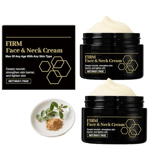 Straffende Gesichtscreme für Männer, Anti-Aging & Feuchtigkeitspflege, repariert trockene und raue Haut, reduziert Fältchen und feine Linien, leicht und nicht fettend, After Shave Lotion (2pcs) von homomdy