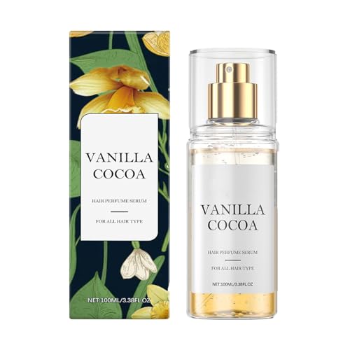 Vanille-Parfümspray, langanhaltender, leichter Duftnebel, Haar- und Körperparfümspray, sanft und natürlich, pflegt, spendet Feuchtigkeit, entfernt Gerüche aus dem Haar, Parfüm für Damen (1pcs) von homomdy