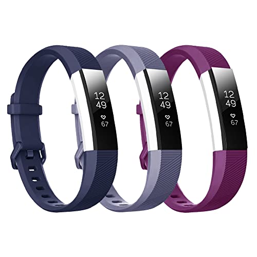 honecumi Armband Kompatibel mit Fitbit Alta/Alta Hr Smart Watch Ersatz Armbänder für Damen Herren, Alta Silikon Strap Buntes Klassisch Verstellbares Sport Band Zubehör - Groß von honecumi