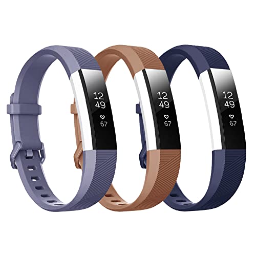 honecumi Armband Kompatibel mit Fitbit Alta/Alta Hr Smart Watch Ersatz Armbänder für Damen Herren, Alta Silikon Strap Buntes Klassisch Verstellbares Sport Band Zubehör - Groß von honecumi