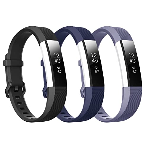 honecumi Armband Kompatibel mit Fitbit Alta/Alta Hr Smart Watch Ersatz Armbänder für Damen Herren, Alta Silikon Strap Buntes Klassisch Verstellbares Sport Band Zubehör - Kleine von honecumi