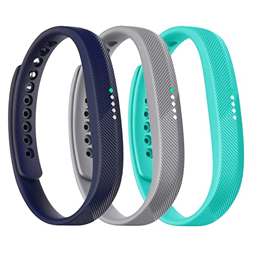 honecumi Armband Kompatibel mit Fitbit Flex 2 Smart Watch Ersatz Armbänder Band für Damen Herren, Flex 2 Silikon Strap Buntes Klassisch Verstellbares Sport Uhrenarmband Zubehör - Kleine von honecumi