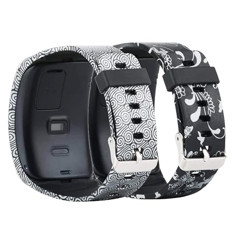 honecumi Armband Kompatibel mit Samsung Galaxy Gear S Sm-R750 Smart Watch Ersatz Armbänder für Damen Herren, R 750 Silikon Strap Buntes Klassisch Verstellbares Sport Band Zubehör von honecumi