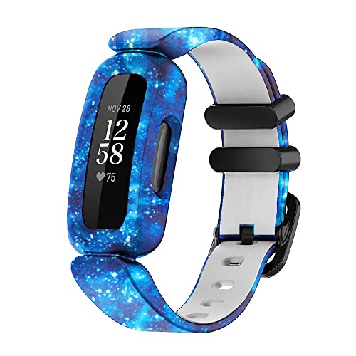 honecumi Ersatz Armbänder Kompatibel mit Fitbit Ace 3 Kinder Smart Watch Band Armband Strap Ersatzarmband Zubehör,Buntes Klassisch Verstellbares Sport Uhrenarmband für Ace 3 von honecumi