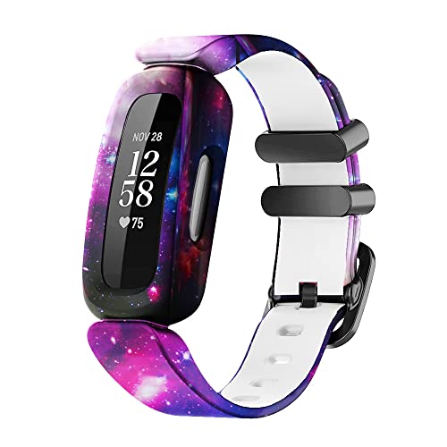 honecumi Ersatz Armbänder Kompatibel mit Fitbit Ace 3 Kinder Smart Watch Band Armband Strap Ersatzarmband Zubehör,Buntes Klassisch Verstellbares Sport Uhrenarmband für Ace 3 von honecumi