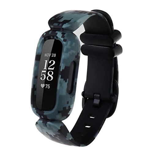 honecumi Ersatz Armbänder Kompatibel mit Fitbit Ace 3 Kinder Smart Watch Band Armband Strap Ersatzarmband Zubehör,Buntes Klassisch Verstellbares Sport Uhrenarmband für Ace 3 von honecumi