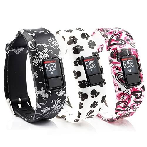 honecumi Ersatz für Garmin Vivofit JR 2 Armband/Vivofit JR Armband/Vivofit 3 Armband für Kids, Silikon Vivofit JR/Vivofit JR 2/Vivofit 3 Sport Ersatzband Wechselarmband Uhrenarmband Band Zubehör von honecumi