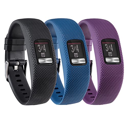 honecumi Ersatz für Garmin vívofit 4 Armband für Herren Damen, Silikon Ersatzarmband Buntes Klassisch Verstellbares Sport Uhrenarmband Zubehör für Garmin vivofit 4 Sport Band- L von honecumi