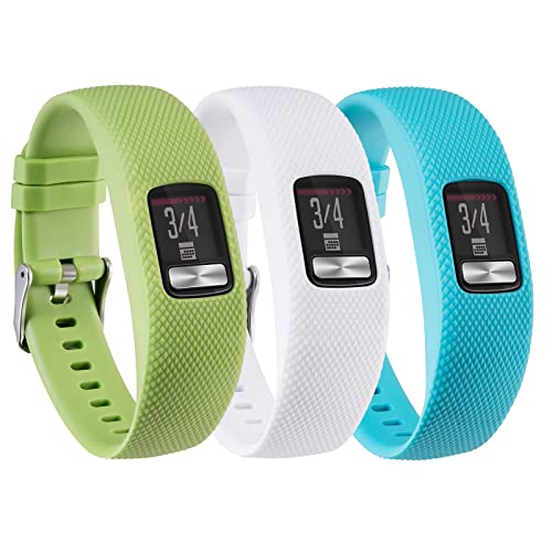 honecumi Ersatz für Garmin vívofit 4 Armband für Herren Damen, Silikon Ersatzarmband Buntes Klassisch Verstellbares Sport Uhrenarmband Zubehör für Garmin vivofit 4 Sport Band- L von honecumi