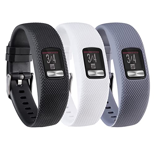 honecumi Ersatz für Garmin vívofit 4 Armband für Herren Damen, Silikon Ersatzarmband Buntes Klassisch Verstellbares Sport Uhrenarmband Zubehör für Garmin vivofit 4 Sport Band- S von honecumi