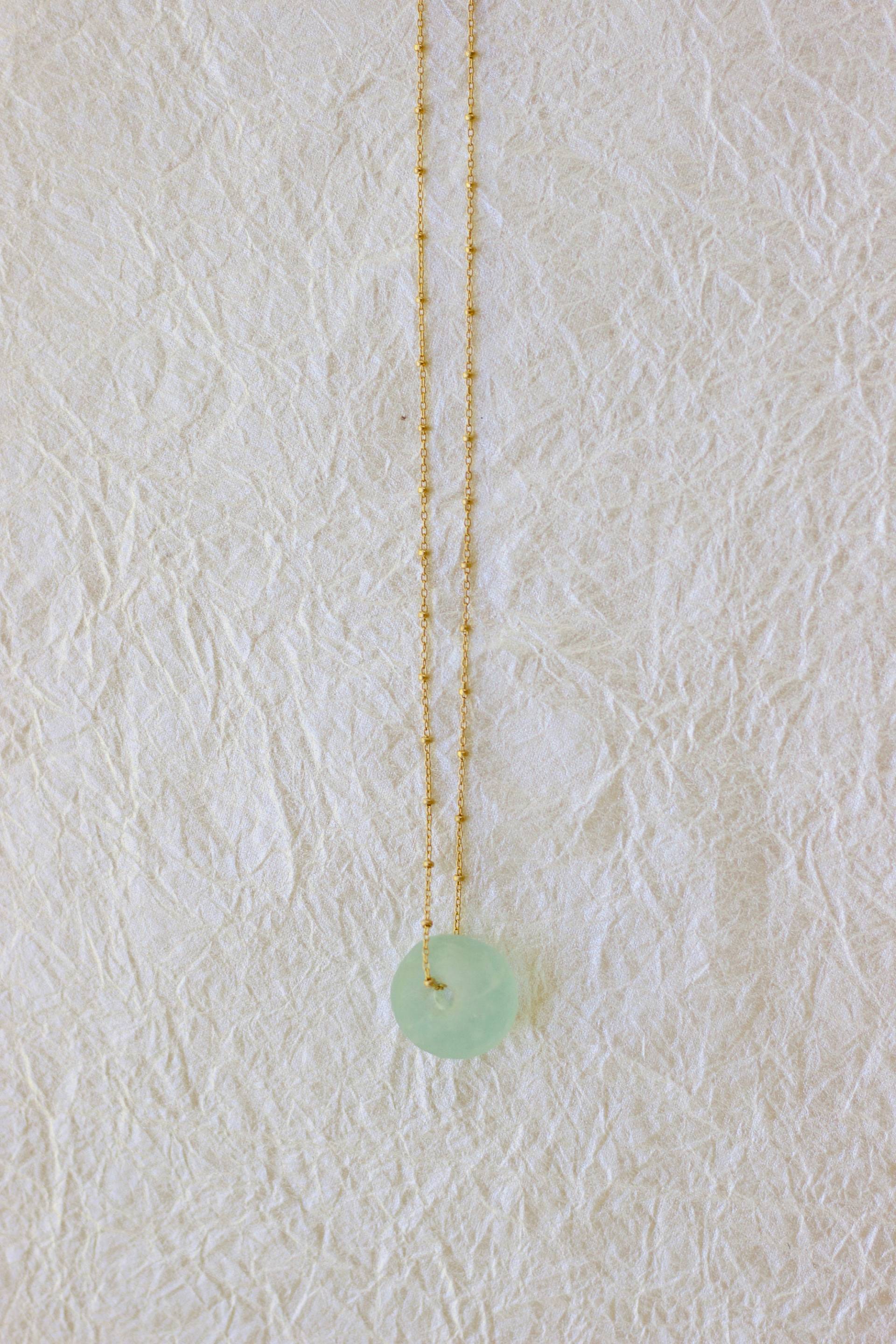 Lana Necklace - Aqua Lana Necklace - Aqua von honeyandquartz