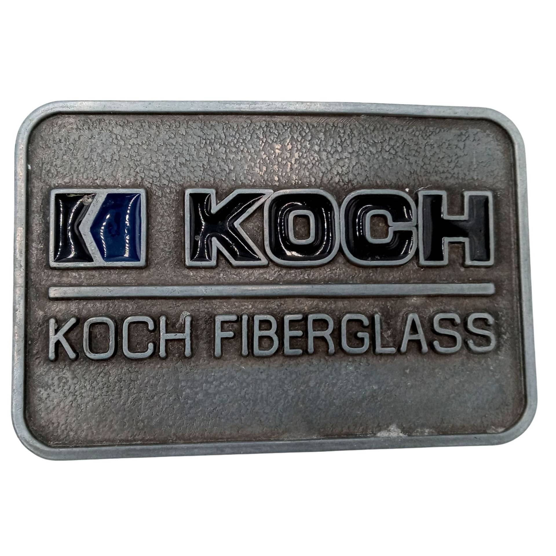 Koch Fiberglass Gürtelschnalle Wichita Kansas Industries Ks Werbung Promotion von honeyblossomstudio