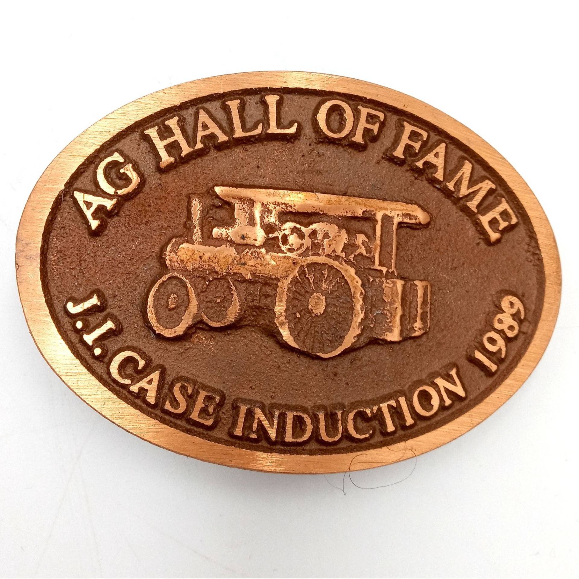 Koffer Traktor Gürtelschnalle Ag Hall Of Fame 1989 Limited Edition Landwirtschaft Bauernhof von honeyblossomstudio