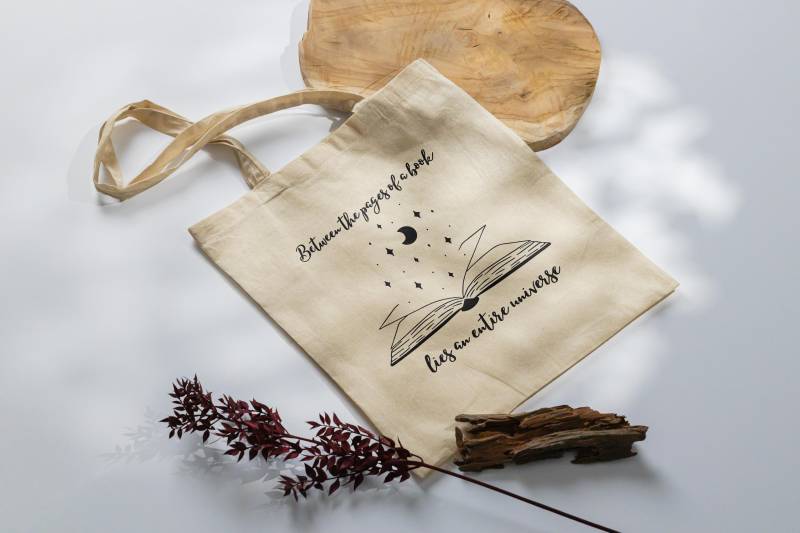 Jute Beutel Buch Geschenk Universe Jute Beutel Buch Geschenk Universe von honeymoments