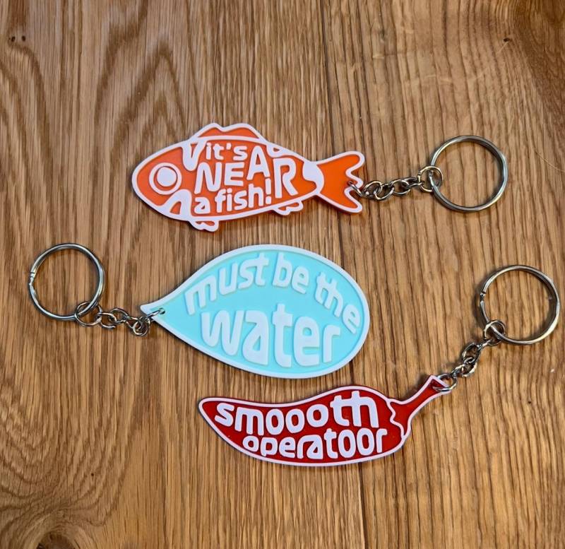 Racing Meme Keychains/It's Near A Fish Smooth Operator Must Be The Water von honeypaperstudios