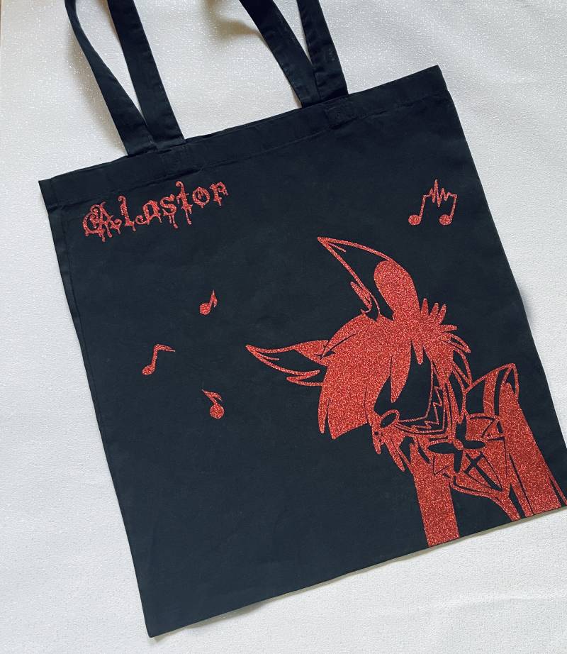 Hazbin Hotel - Alastor Totebag Hazbin Hotel - Alastor Totebag von honeypawss