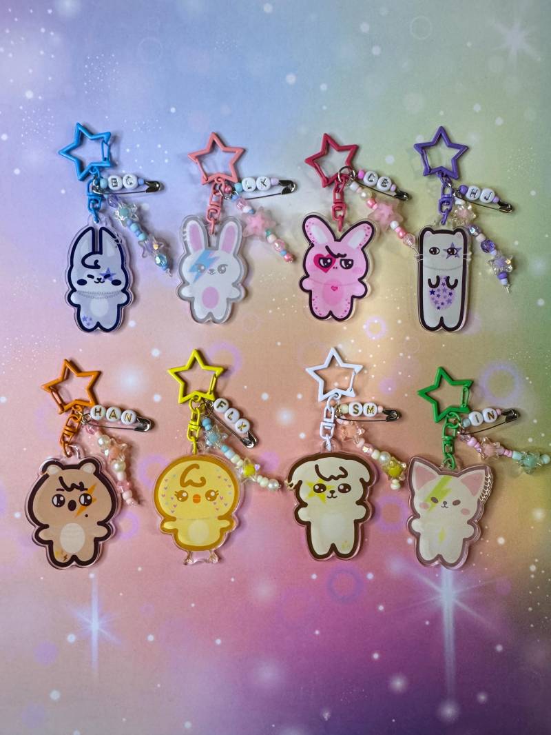 stray Kids - Skzoo Keychains stray Kids - Skzoo Keychains von honeypawss