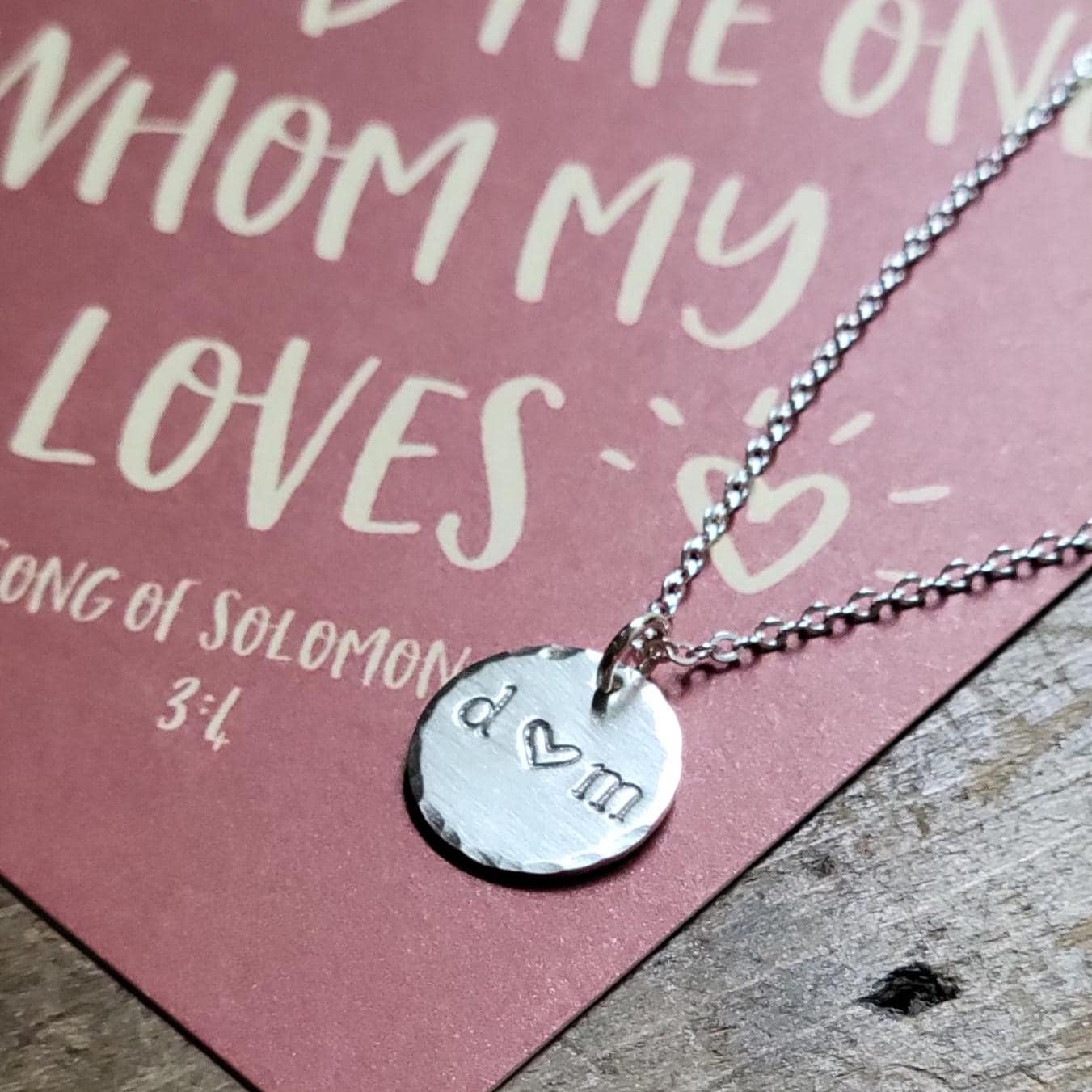 Personalisierte Initial Halskette Sterling Silber Paare Geschenk Personalisierte Initial Halskette Sterling Silber Paare Geschenk von honeyverse