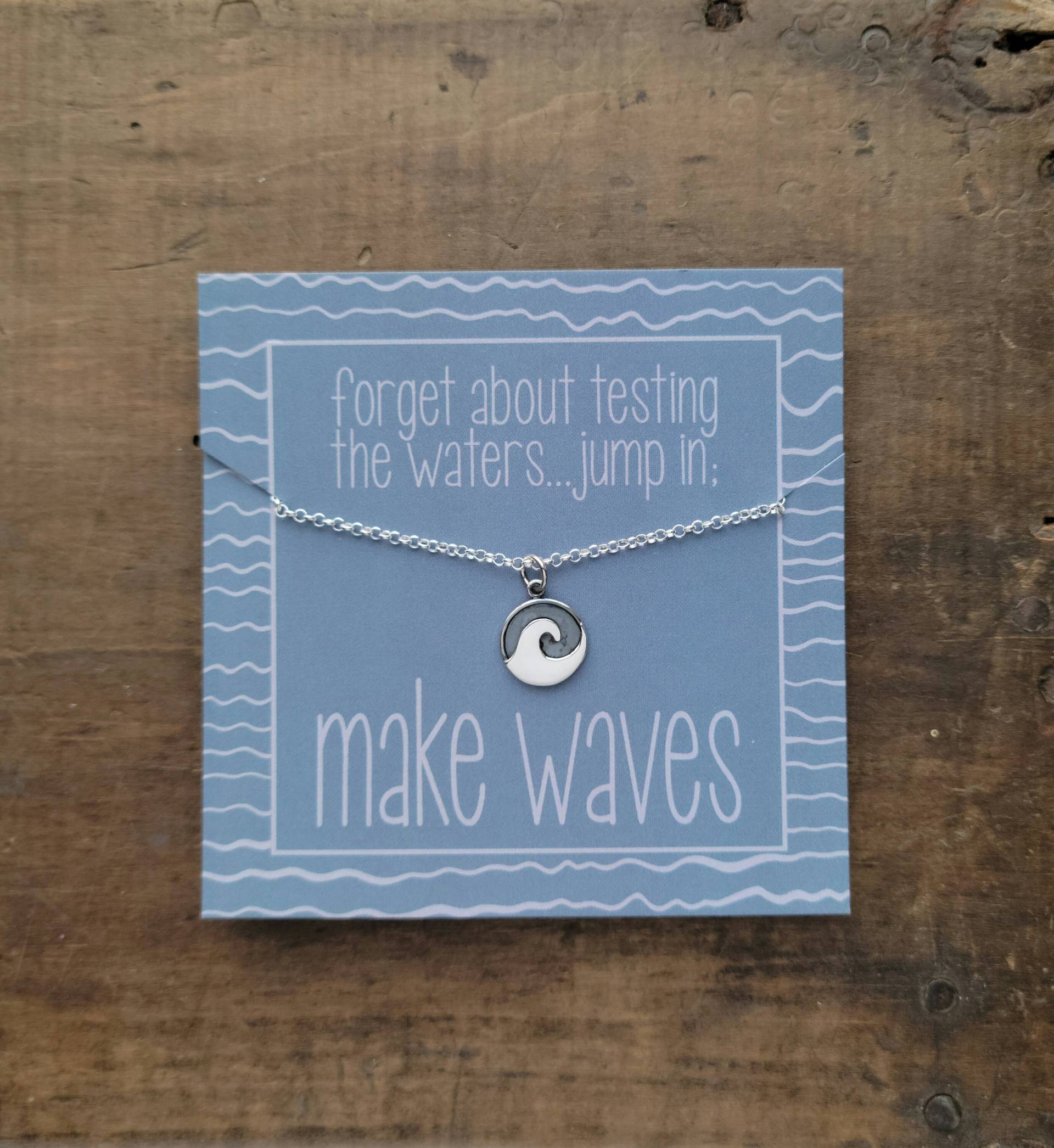 sterling Silber Halskette Inspirierender Schmuck sterling Silber Halskette Inspirierender Schmuck von honeyverse