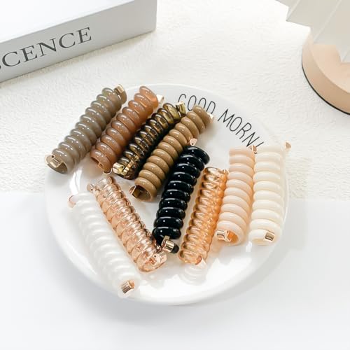 Amazing Hair Tie! Spiral-Telefonkabelspule für Damen, knitter- und beulenbeständig, haarfreundlich, aus flexiblem und langlebigem Material. Perfekt für den täglichen Gebrauch. (gemischte Farben (5 von hongwei1952