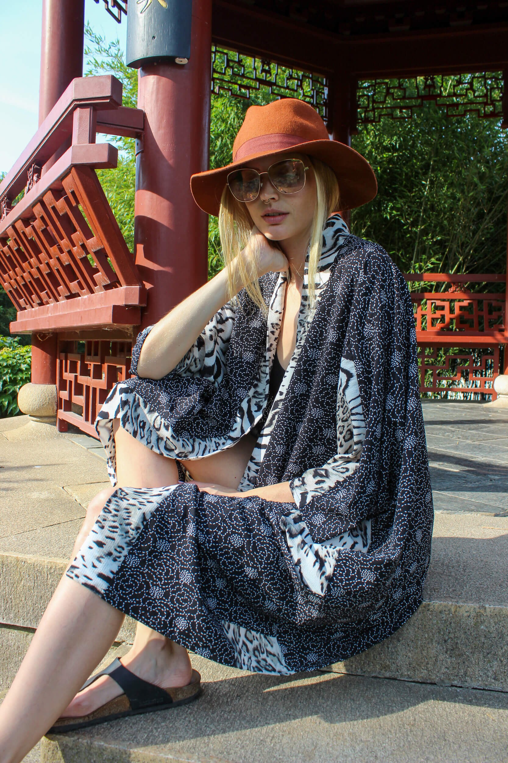 Kimono Jacke Im Boho Style. Allrounder Für Viele Gelegenheiten Kimono Jacke Im Boho Style. Allrounder Für Viele Gelegenheiten von honigblauSewingArt
