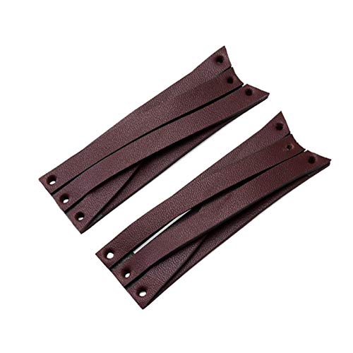 honyeuk Echtes Lederarmband, spezielle Schnittstelle, 20 mm, Uhrenarmband für Ck K2R2S6/K2R2M1 K2r2s1, Damen, Herren, Damen, Armband, Schwarz(Brown) von honyeuk