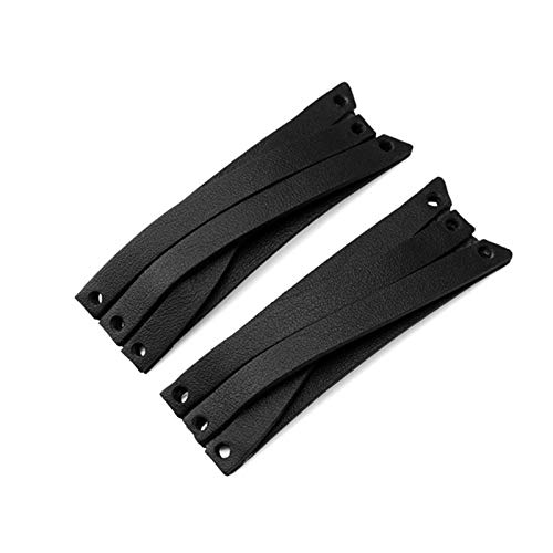 hoosouk Echtes Lederarmband, spezielle Schnittstelle, 20 mm, Uhrenarmband für Ck K2R2S6/K2R2M1 K2r2s1, Damen, Herren, Damen, Armband, Schwarz(Black) von hoosouk