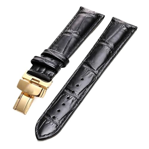 hoosouk Lederarmband für Tissot Le Locle 1853 Ballade Gentleman Couturier Carson(Blackg,15mm) von hoosouk