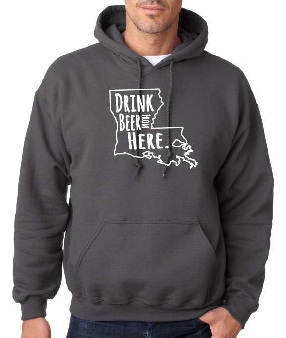 Bier Trinken Von Hier - Louisiana - La Craft Beer Hoodie von hopcloth