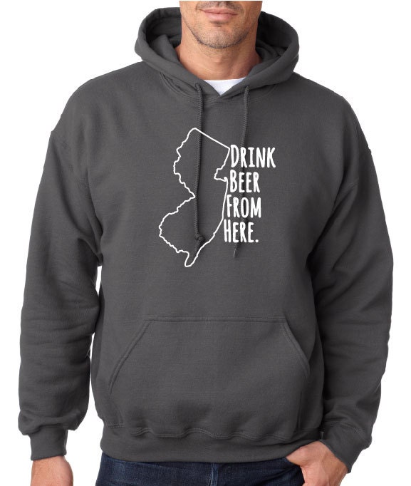 Bier Trinken Von Hier - New Jersey - Nj Craft Beer Hoodie von hopcloth