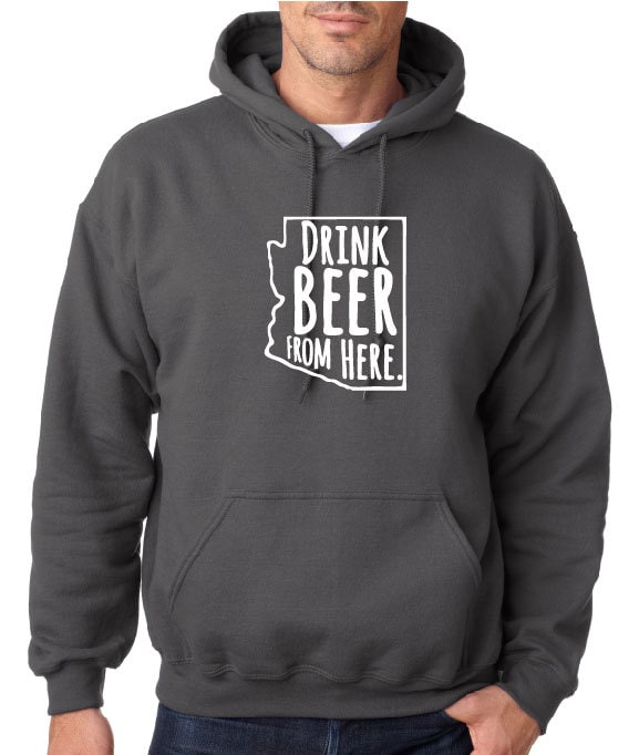 Craft Beer Hoodie - Arizona - Az - Bier Trinken Von Hier von hopcloth