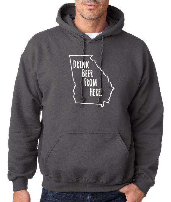 Craft Beer Hoodie - Georgia - Ga - Bier Trinken Von Hier von hopcloth