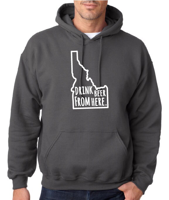 Craft Beer Hoodie - Idaho - Id - Bier Trinken Von Hier von hopcloth
