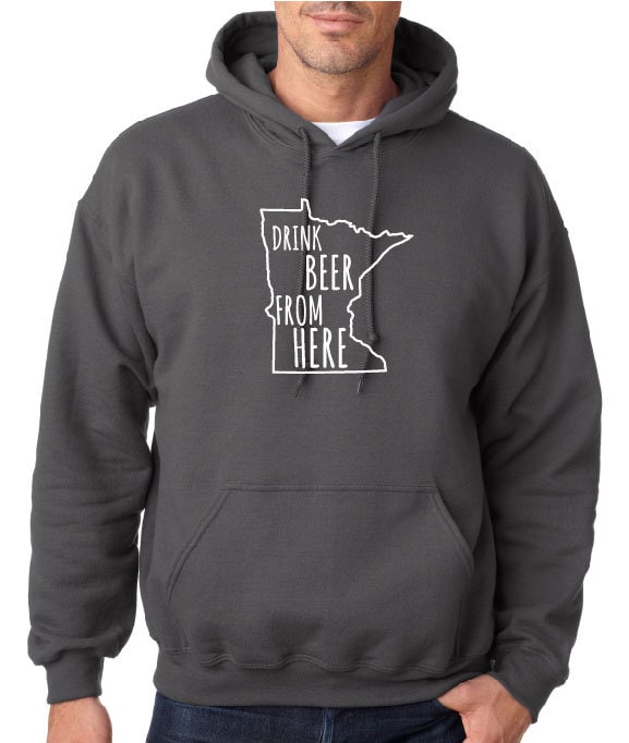 Craft Beer Hoodie - Minnesota - Mn - Bier Trinken Von Hier von hopcloth