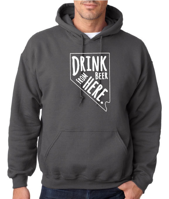 Craft Beer Hoodie - Nevada - Nv - Bier Trinken Von Hier von hopcloth