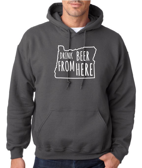 Craft Beer Hoodie - Oregon - Or - Bier Trinken Von Hier von hopcloth